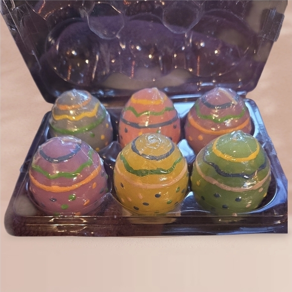 Stonia Creations Inc Other - Stonia Creations Vintage Colorful Hand Sculpted Decorative Egg Candles